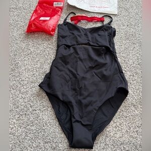 Left On Friday Black One Piece Swimsuit